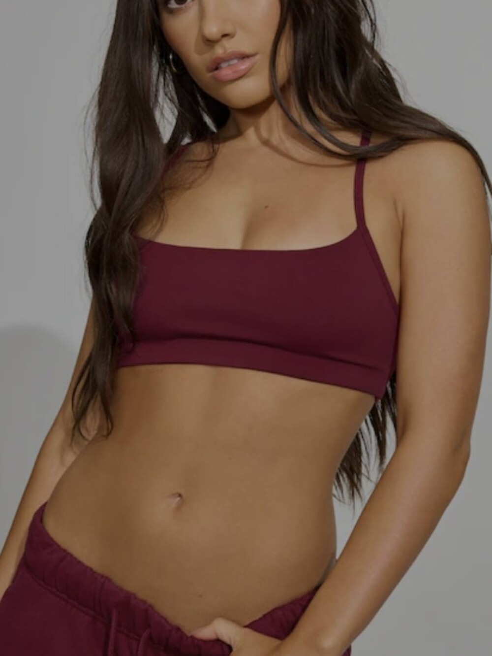 GARAGE - SOFTACTIVE Y-BACK BRALETTE (SOUR CHERRY BURGUNDY)
